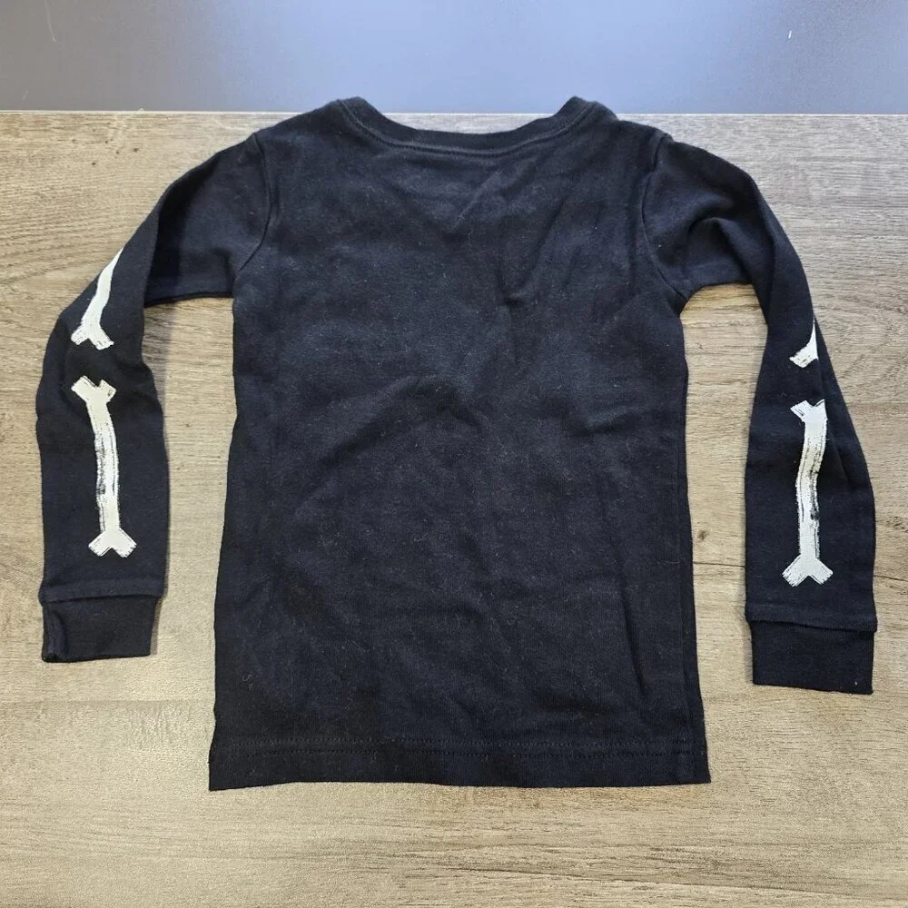 Baby Gap Factory Skeleton Halloween Pajamas Set Kids Unisex Boys Girls Size 4